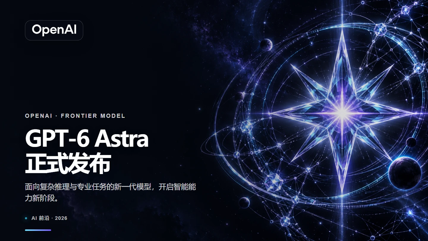 OpenAI 发布 GPT-6 Astra:面向复杂任务的新一代旗舰模型