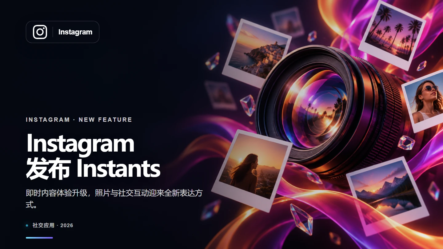 Instagram 推出 Instants:主打即时、轻量的照片分享